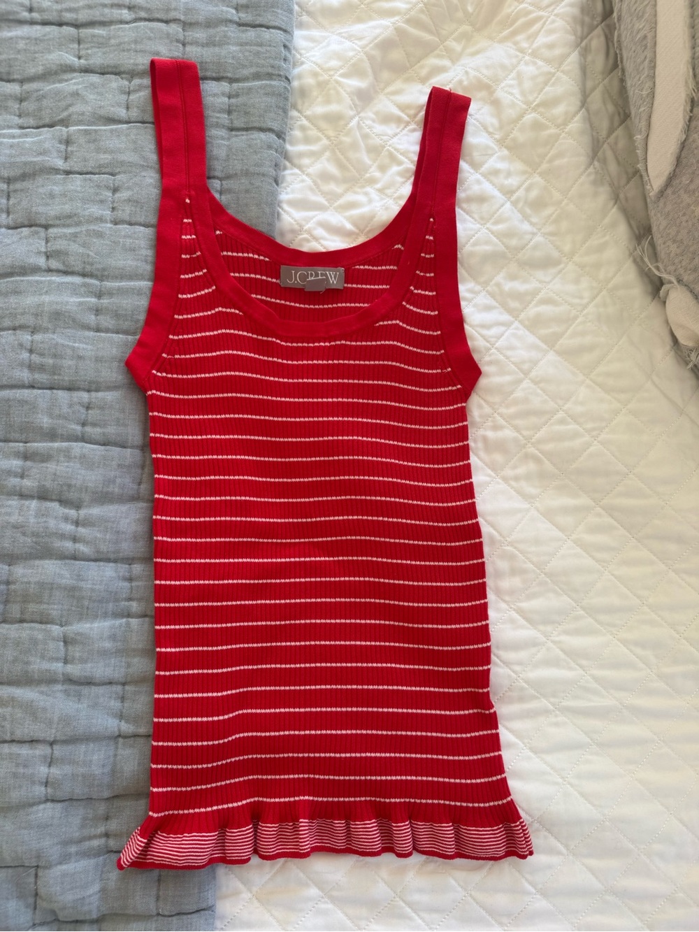 Ribbed Tank Top in premium ultra fine cotton
